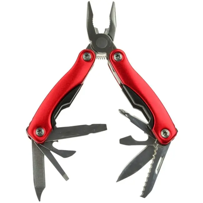 GEKO Multifunctioneel gereedschap - 15 functies - aluminium handgreep - nylon holster