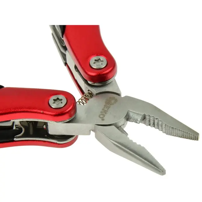 GEKO Multifunctioneel gereedschap - 15 functies - aluminium handgreep - nylon holster