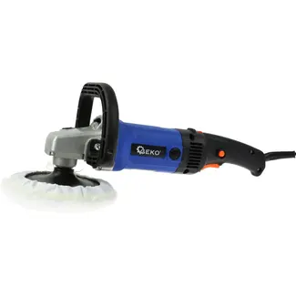 GEKO Autopolijstmachine - 1200W - Variabele snelheid - 180 mm schijf - Inclusief polijstpad