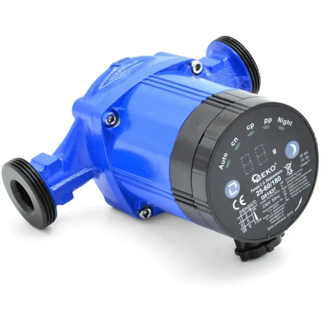 GEKO Energiezuinige circulatiepomp - elektronisch - 180 mm - 5W minimum verbruik
