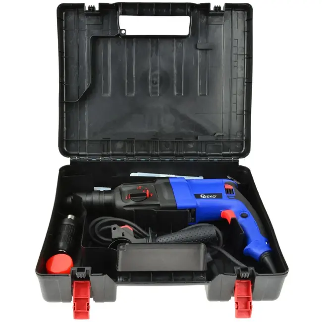 GEKO Rotary hamer - 800W - SDS+ & snelwissel - SoftGrip - Vario-lock