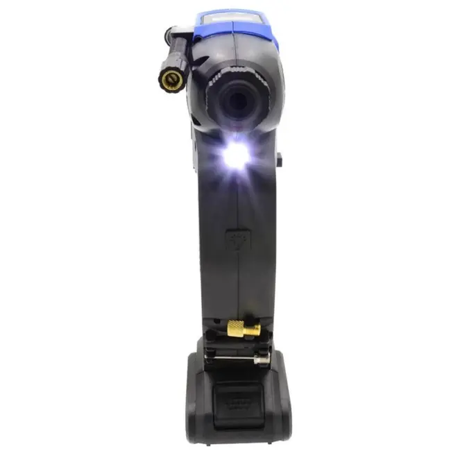 GEKO Draadloze bandcompressor - 150 PSI - Digitaal display - LED verlichting - 12V - Inclusief 3 nozzles