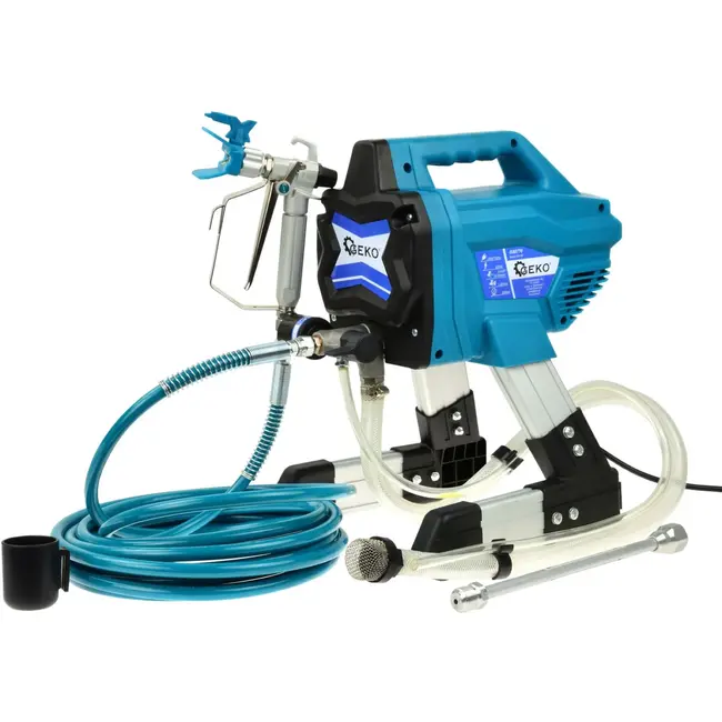 GEKO Elektrische verfspuit - compact ontwerp - verstelbare druk - 650W - 1400 ml/min - 200 bar