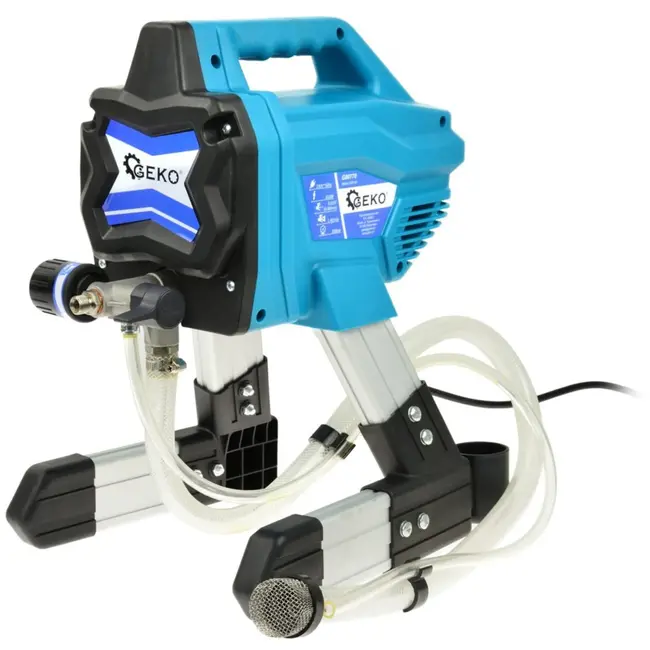 GEKO Elektrische verfspuit - compact ontwerp - verstelbare druk - 650W - 1400 ml/min - 200 bar
