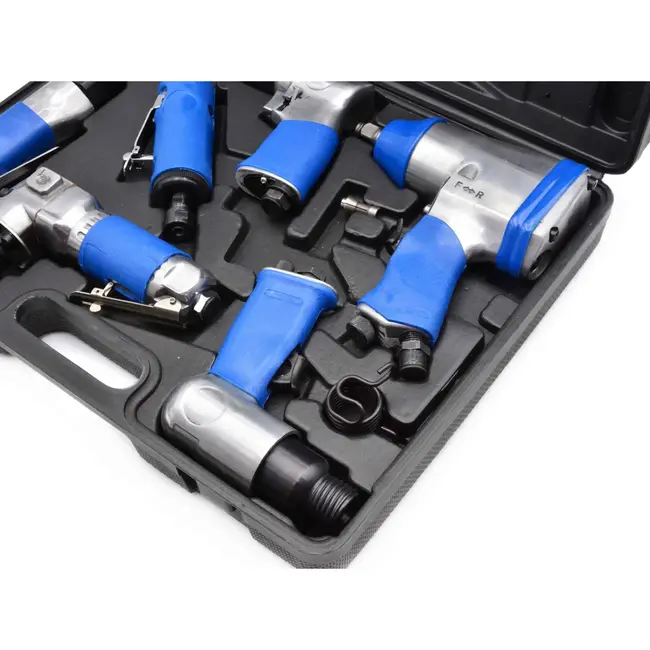 GEKO Luchtgereedschapset - 24-delig - Krachtig en Compleet - Inclusief Accessoires