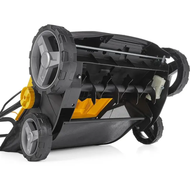 John Gardener Elektrische gazonbeluchter-verticuteerder - 45L opvangbak - Centrale hoogteverstelling - Grote wielen