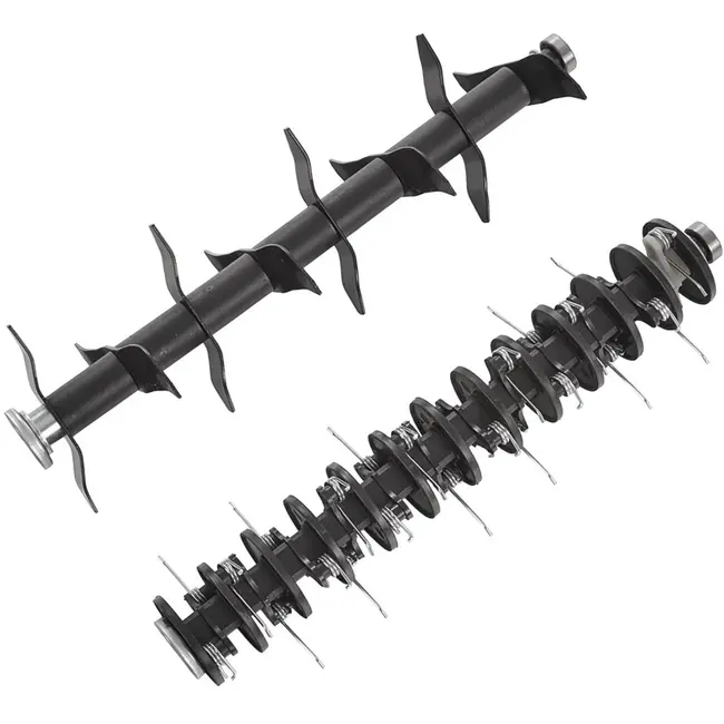 John Gardener Elektrische gazonbeluchter-verticuteerder - 45L opvangbak - Centrale hoogteverstelling - Grote wielen