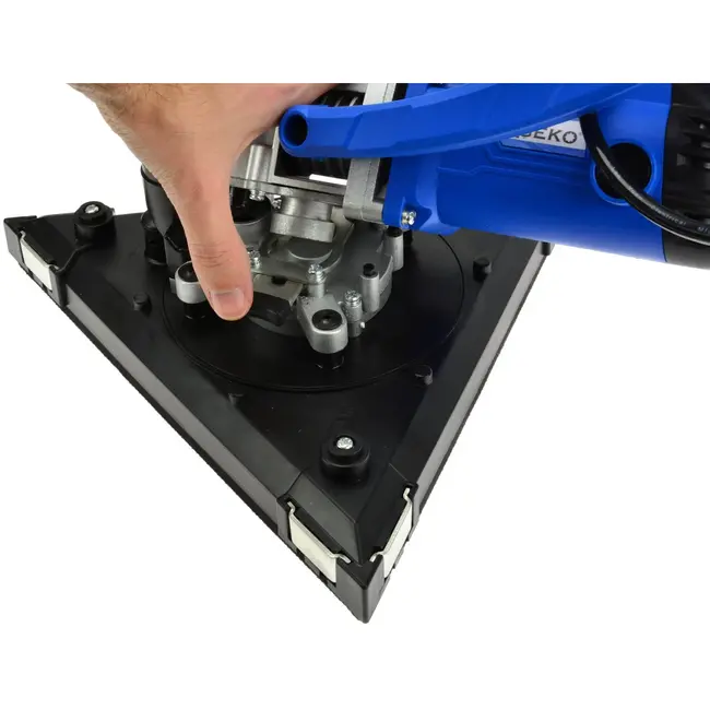 GEKO Droogwandschuurmachine - 225mm - Opvouwbaar ontwerp - Variabele snelheid - Telescopisch 1350-1600 mm