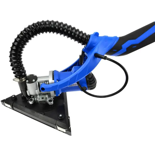 GEKO Droogwandschuurmachine - 225mm - Opvouwbaar ontwerp - Variabele snelheid - Telescopisch 1350-1600 mm