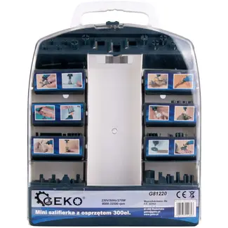 GEKO Lege opbergkoffer - robuust ontwerp - veelzijdig gebruik