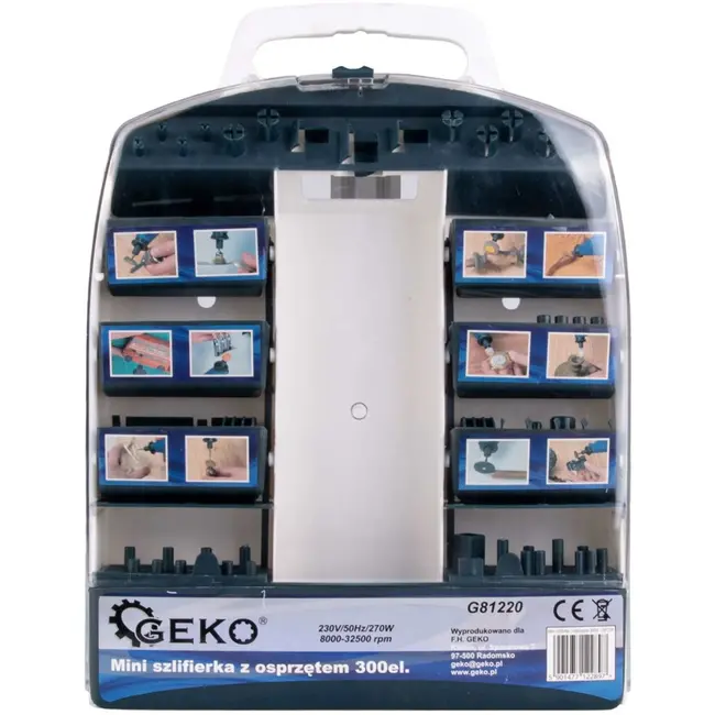 GEKO Lege opbergkoffer - robuust ontwerp - veelzijdig gebruik