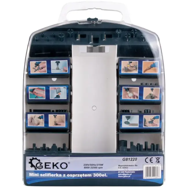 GEKO Lege opbergkoffer - robuust ontwerp - veelzijdig gebruik