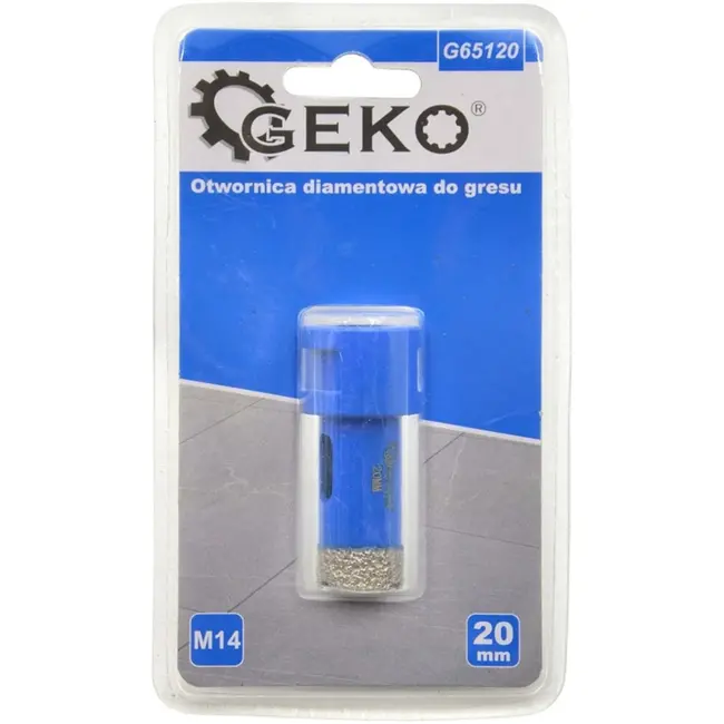GEKO Diamantboor - Droogboren - M14 Schacht - 20 mm - Voor Tegels en Steen