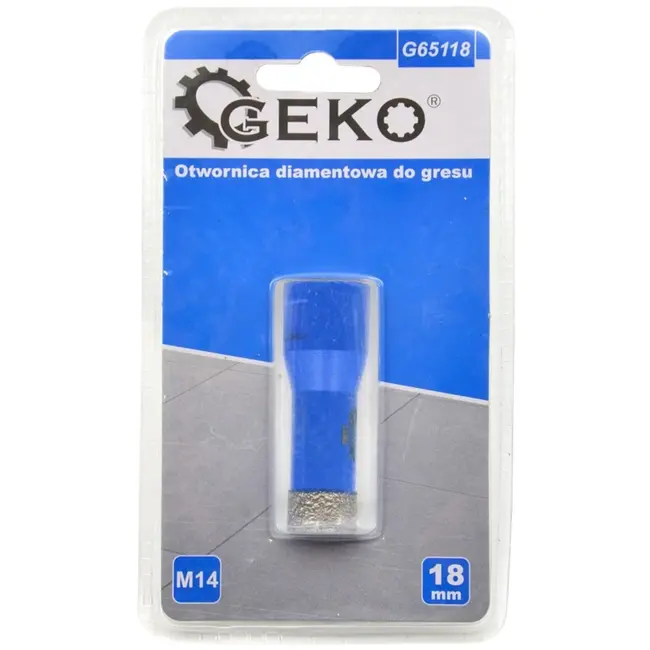 GEKO Diamantboor - Droog boren - M14 aansluiting - 18 mm diameter