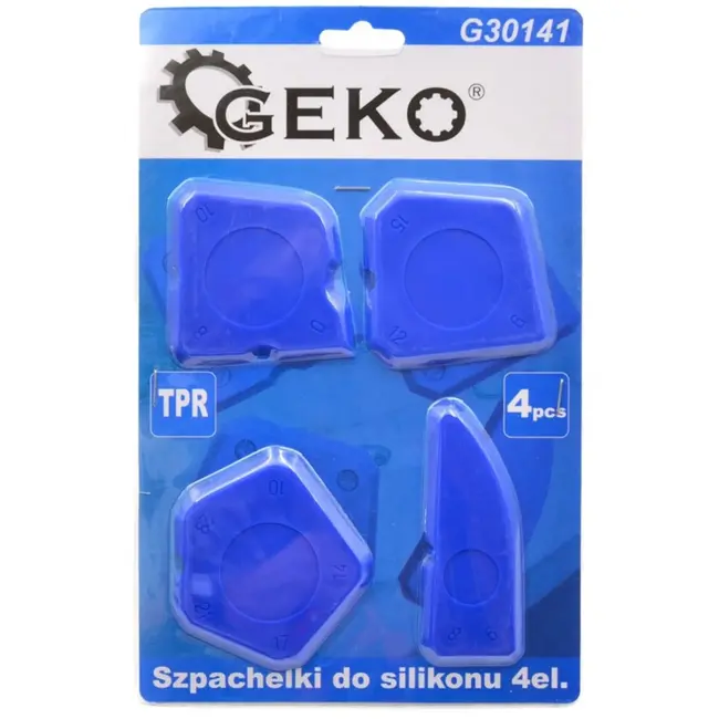 GEKO Siliconenkit Afwerkset - 4-delig - Flexibel TPR Rubber - Meerdere Randen