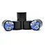 GEKO Isolatietape - 50 mm breed - 10 m lang - Zwart - Vlamvertragend - 4 stuks