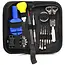 GEKO Horlogereparatieset - 24-delig - RVS Gereedschap - Compact Etui - Zwart