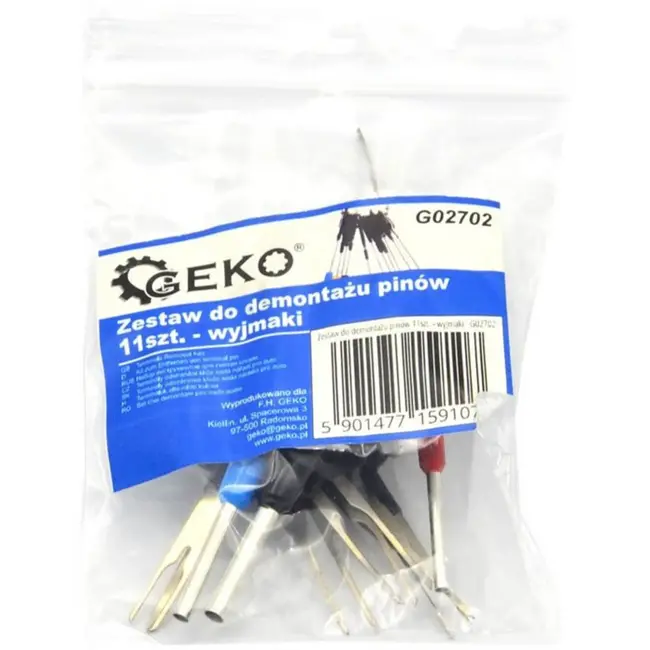 GEKO Terminal verwijdertoolset - veelzijdig - 11-delig - eenvoudig draagbaar