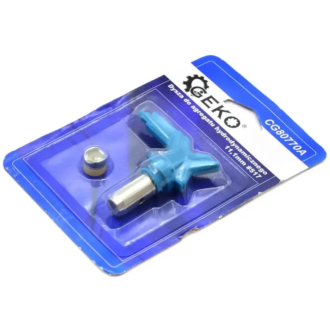 GEKO Airless spuitmond - omkeerbaar - 11,1 mm schacht - brede waaier - hoge druk