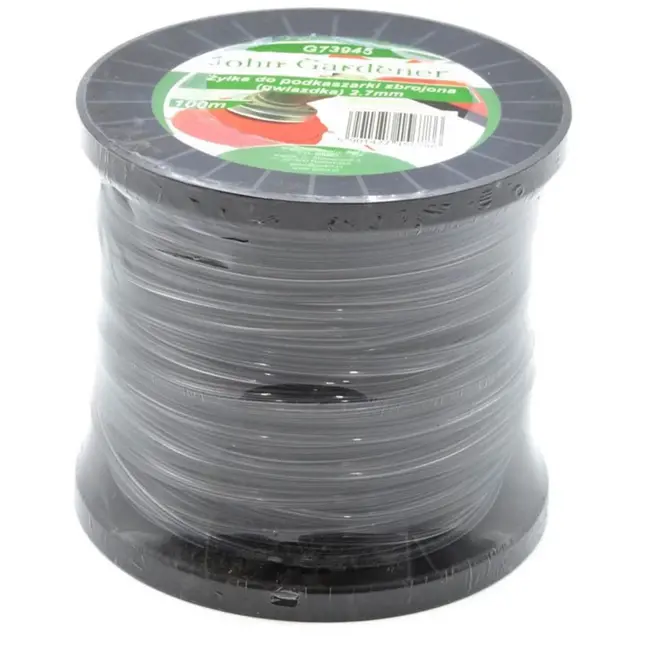 John Gardener Nylon trimmerlijn - sterprofiel - 2,7 mm - 100 m - versterkt