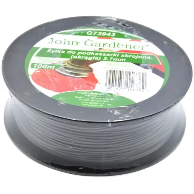 GEKO Nylon trimmerlijn - versterkt - rond profiel - 2,7 mm - 100 m