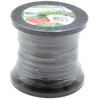 John Gardener Nylon trimmerdraad - stervormig - 2,4 mm - 100 m - versterkt