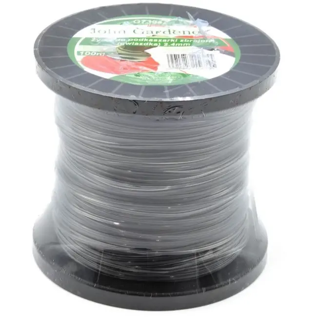 GEKO Nylon trimmerdraad - stervormig - 2,4 mm - 100 m - versterkt