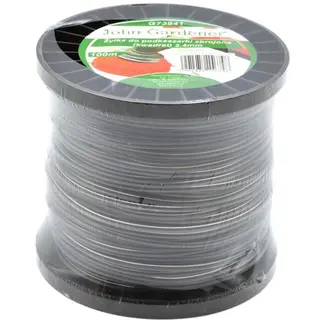 John Gardener Nylon trimmerlijn - vierkant profiel - 2,4 mm - 100 m - versterkt