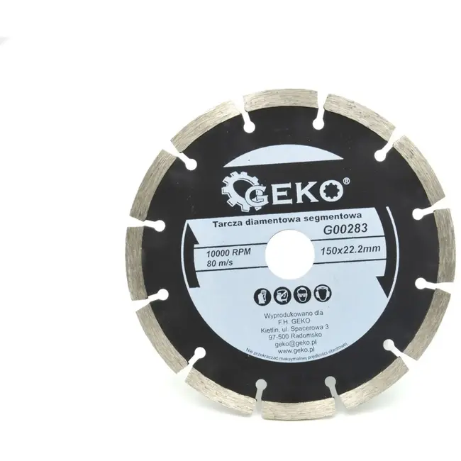 GEKO Diamantschijf - Segmentaal - 150 mm - Voor Bouwmaterialen