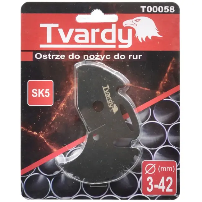 Tvardy Vervangbaar mes - PVC snijders - SK5 staal - 0-42 mm