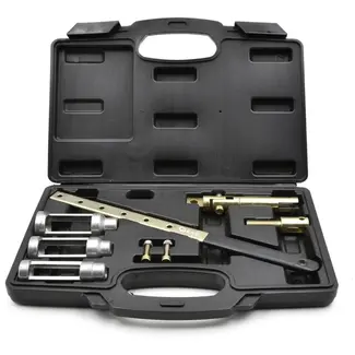 GEKO Klepveertrekker - Universeel - Inclusief 3 Opzetstukken - Met Opbergkoffer