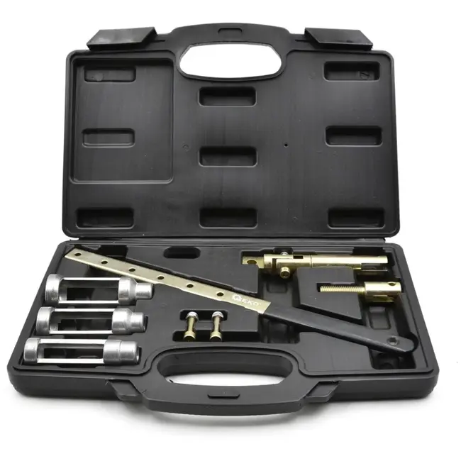 GEKO Klepveertrekker - Universeel - Inclusief 3 Opzetstukken - Met Opbergkoffer