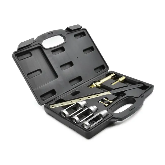 GEKO Klepveertrekker - Universeel - Inclusief 3 Opzetstukken - Met Opbergkoffer