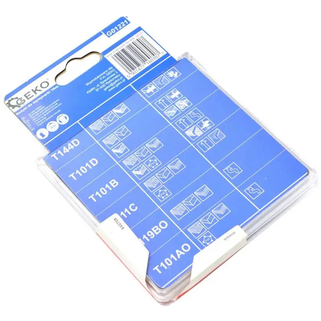 GEKO Jigsaw zaagbladen set - 10 stuks - HCS staal - veelzijdige sneden