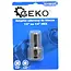 GEKO Adapter voor slagsleutel - 1/2" vierkant naar 1/4" HEX - 50mm - Versterkte kern