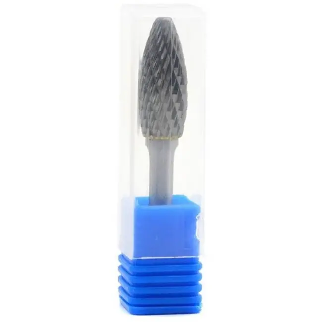 GEKO Tungsten carbide cutter - hoge hardheid - slijtvast - 12mm x 32mm - 6mm schacht