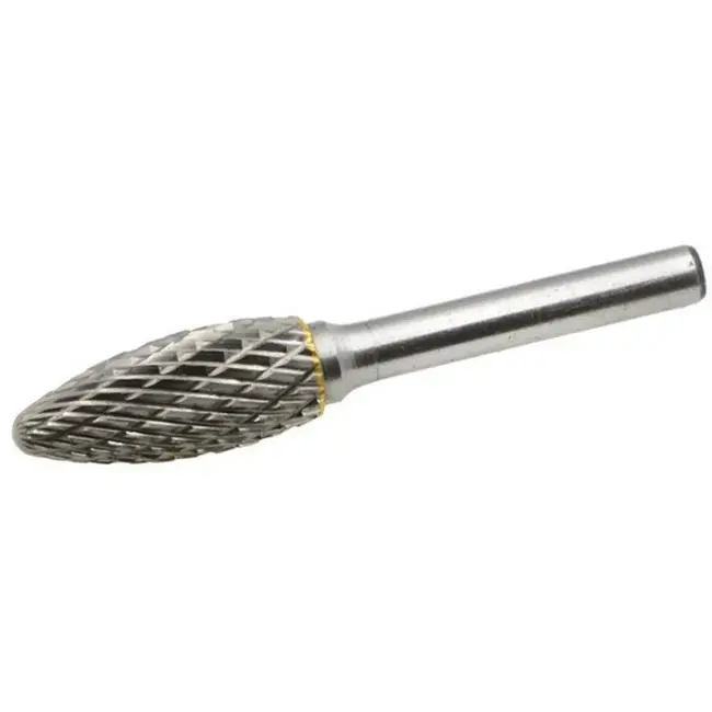 GEKO Tungsten carbide cutter - hoge hardheid - slijtvast - 12mm x 32mm - 6mm schacht