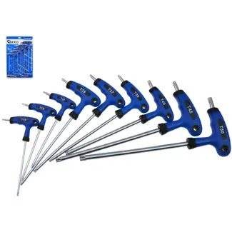 GEKO Torx Schroevendraaierset - Ergonomisch - CrV Staal - 9-delig