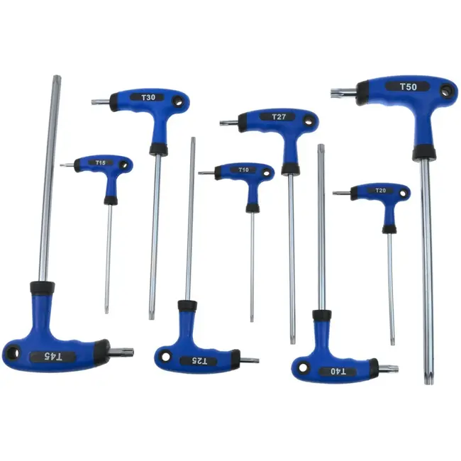 GEKO Torx Schroevendraaierset - Ergonomisch - CrV Staal - 9-delig