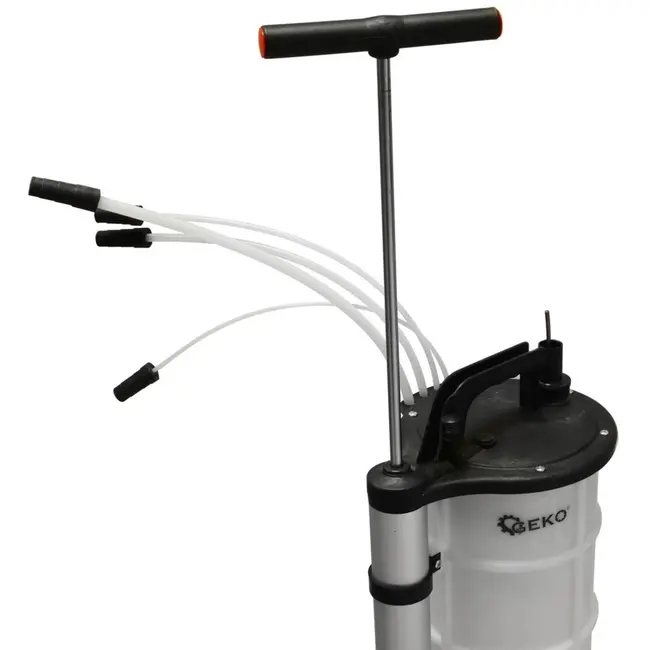 GEKO Olie-extractievat - 9 liter - Handmatig - Inclusief 5 sondes - Anti-overloopsysteem