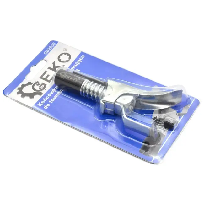 GEKO Zelfsluitende vetspuitkoppeling - M10x1 - Staal - 4 bekken