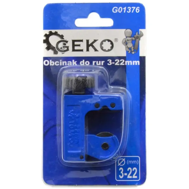 GEKO Mini pijpsnijder - 3-22 mm - Staal snijwiel - Dubbele rollers