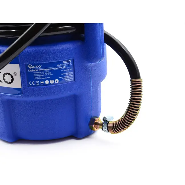 GEKO Compacte draagbare zandstraler - 10L - veelzijdig en lichtgewicht