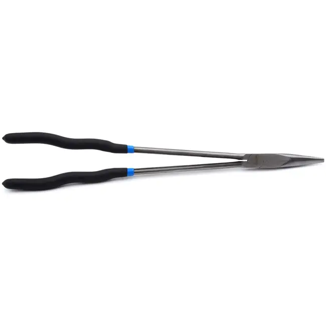 GEKO Extra lange rechte punttang - 400 mm - ergonomische antislip handgrepen