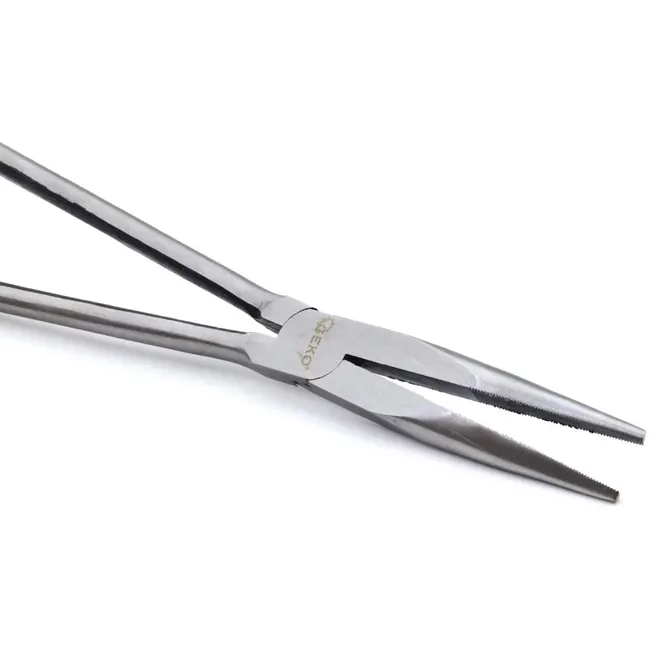 GEKO Extra lange rechte punttang - 400 mm - ergonomische antislip handgrepen