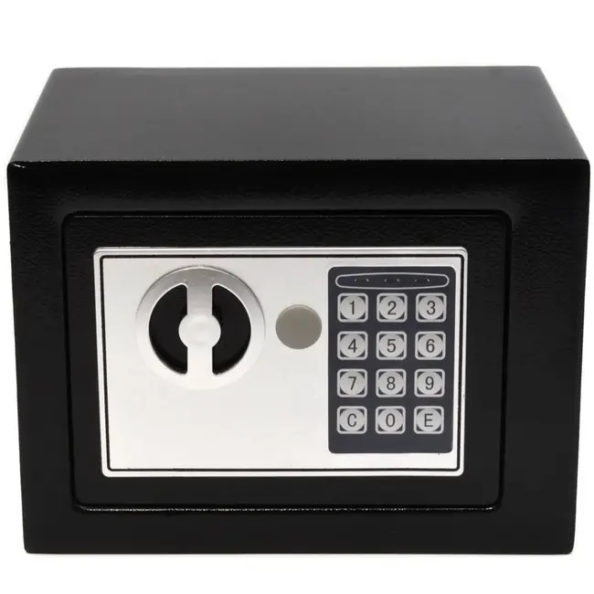 GEKO Compacte kluis - Elektronisch slot - 21x17x17 cm - Inclusief noodsleutels