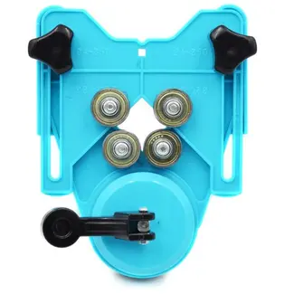 GEKO Positioneerhulp voor diamantboren - verstelbaar - duurzaam ABS - rubberen zuignap