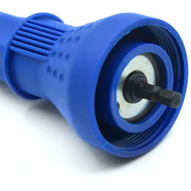 GEKO Elektrische popnageladapter - snel en nauwkeurig - 4 verwisselbare koppen