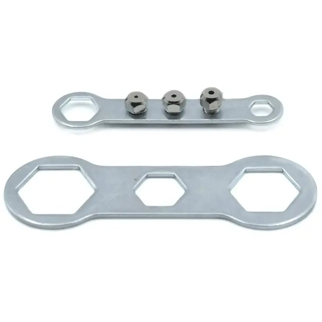 GEKO Elektrische popnageladapter - snel en nauwkeurig - 4 verwisselbare koppen