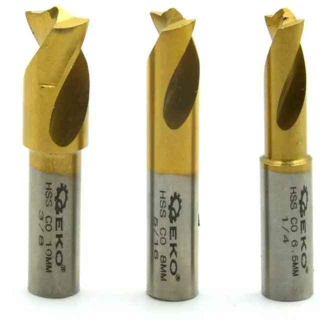 GEKO Spotlasboor Set - HSSCo - 3-delig - 6,5mm, 8mm, 10mm